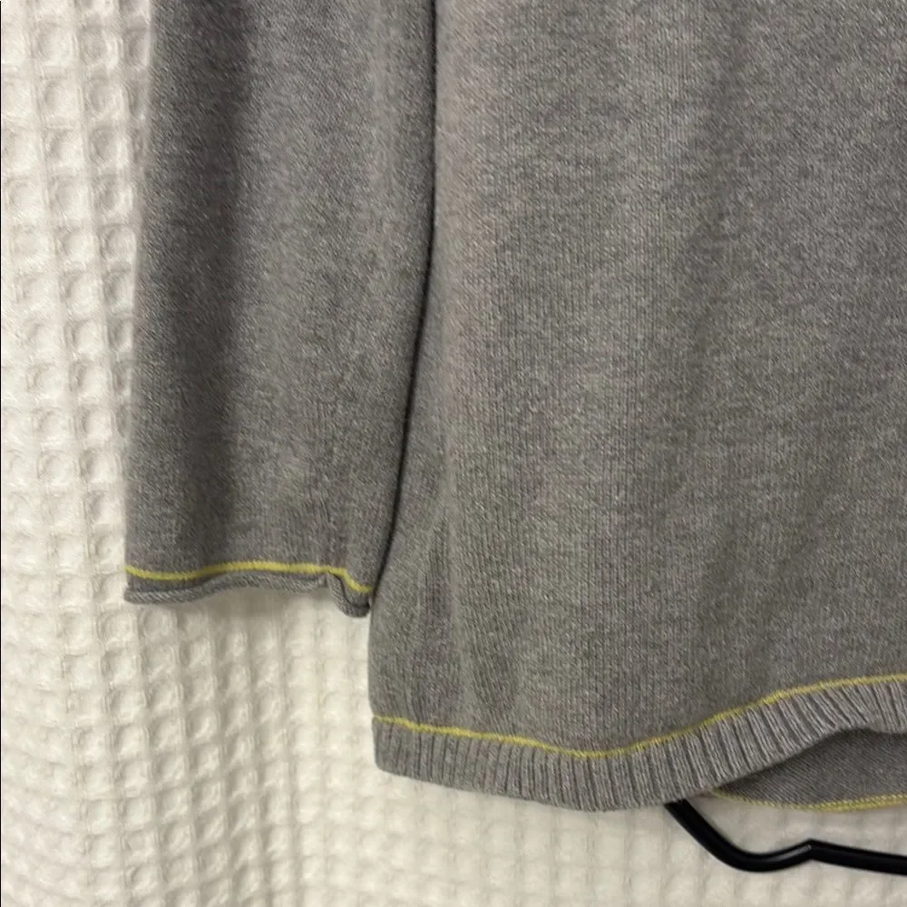 Eddie Bauer Gray Relaxed Ribbed Sweatshirt Size TL
